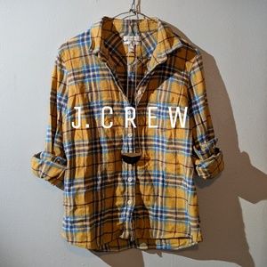 ⚡SALE⚡J Crew Boy Cut Flannel